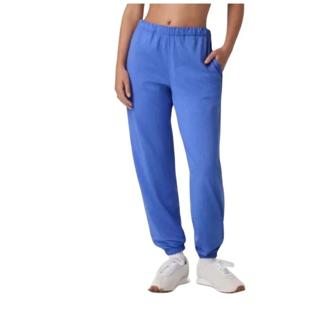 Vuori Halo Modern Sweatpants Size S Bright Iris Blue Athleisure Loungewear
